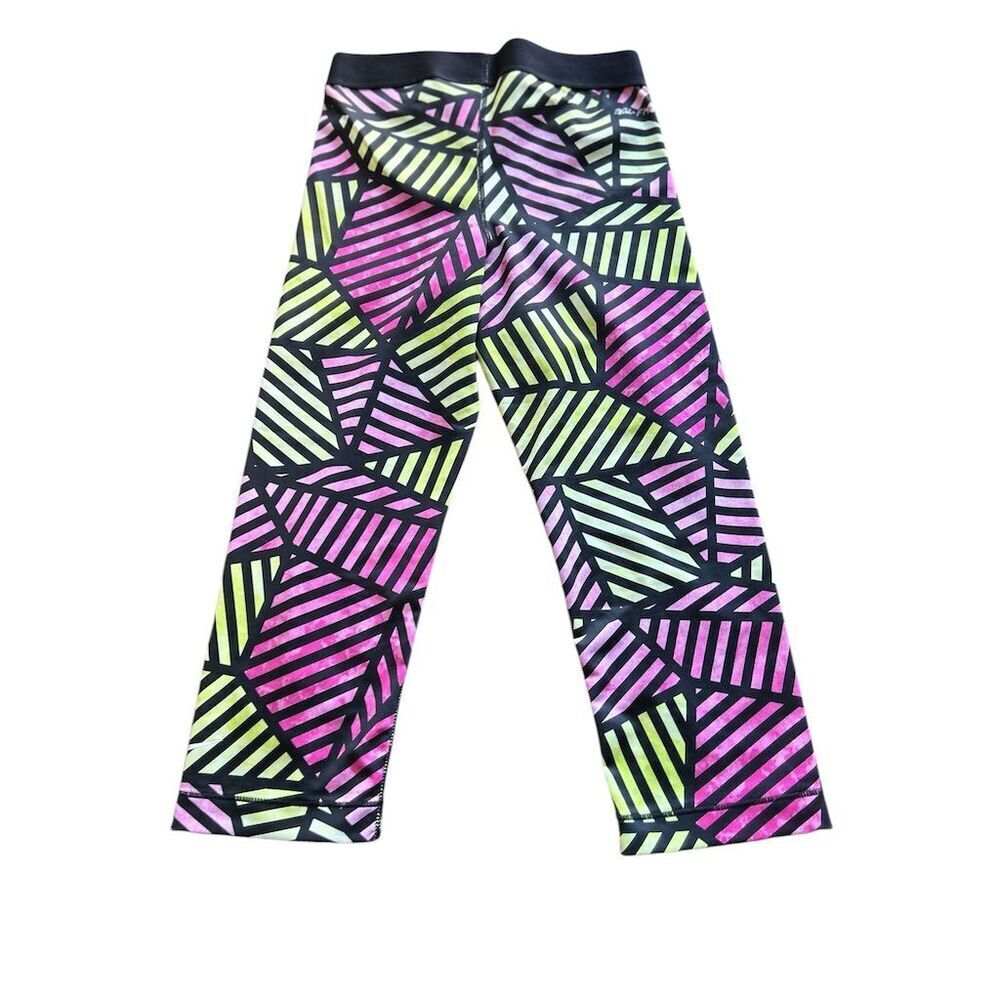 Nike Women's Pro Stained Glass Compression Leggings Size xs Multicolor